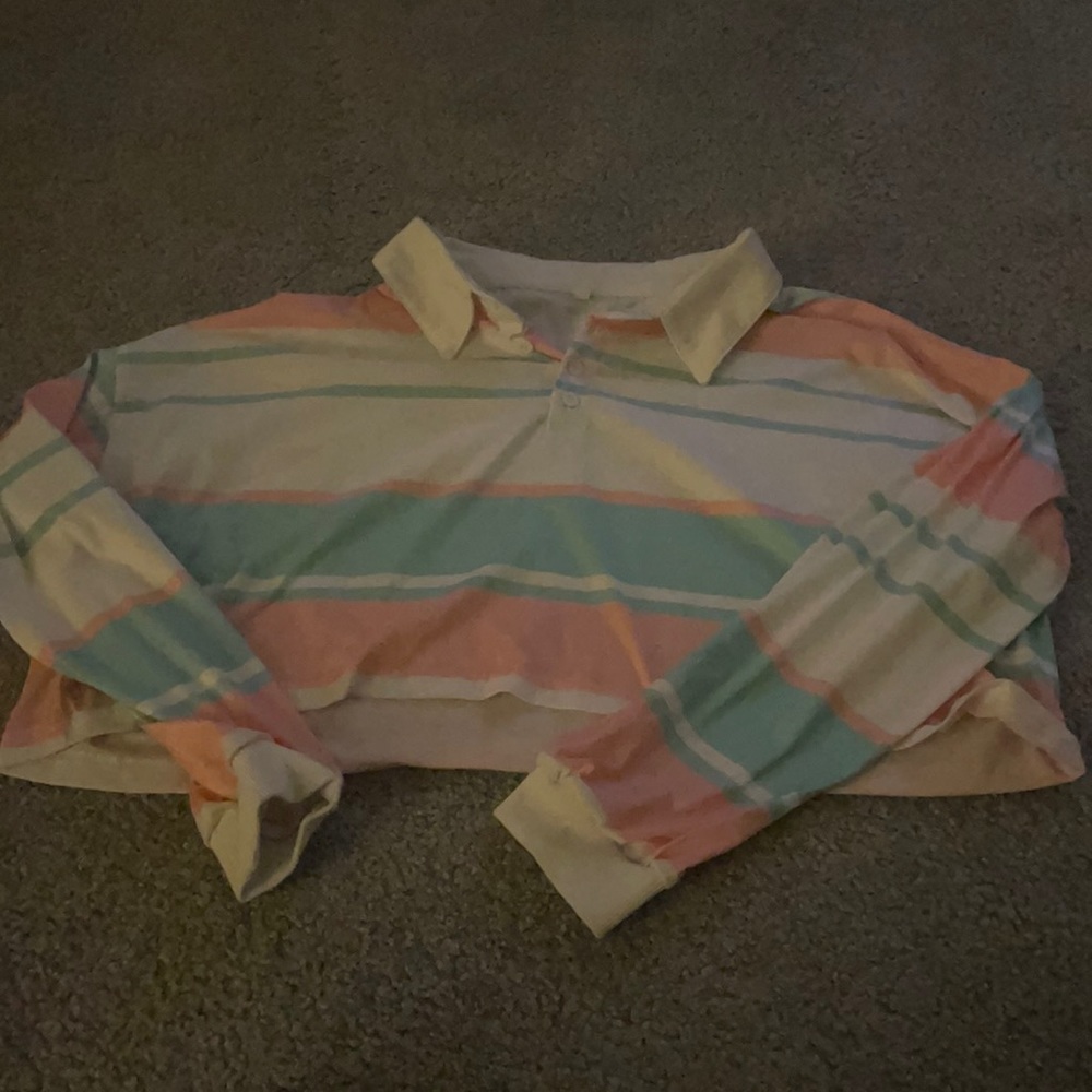 Retro cute cropped tee